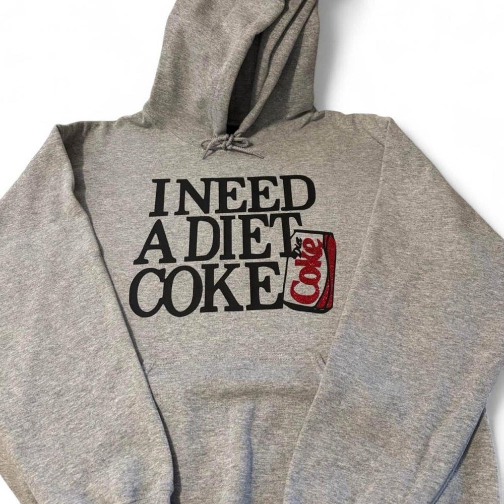 I Need A Diet Coke Custom Sweatshirt In Any Size! Come With SPARKLES!